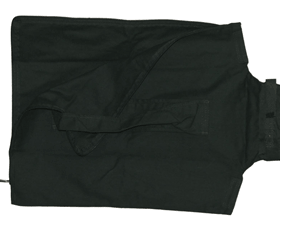 A black cat sling bag